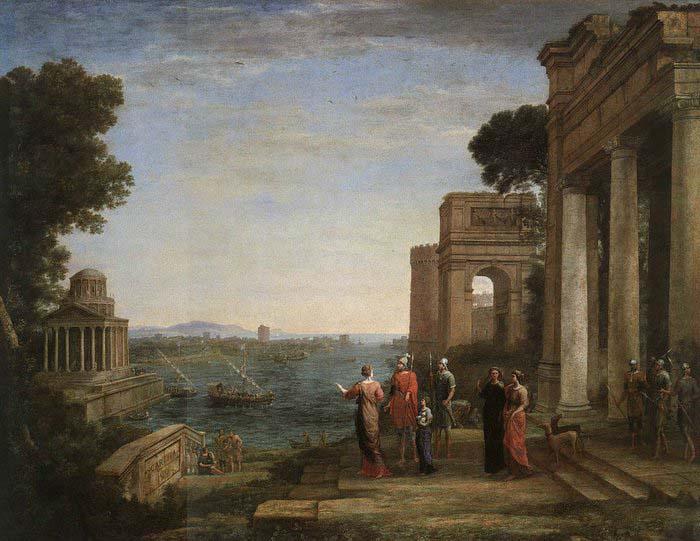 Claude Lorrain Aeneas-s Farewell to Dido in Carthago